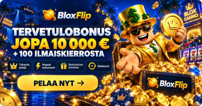 BloxFlip Casino bonus ja kasinopelit Suomessa
